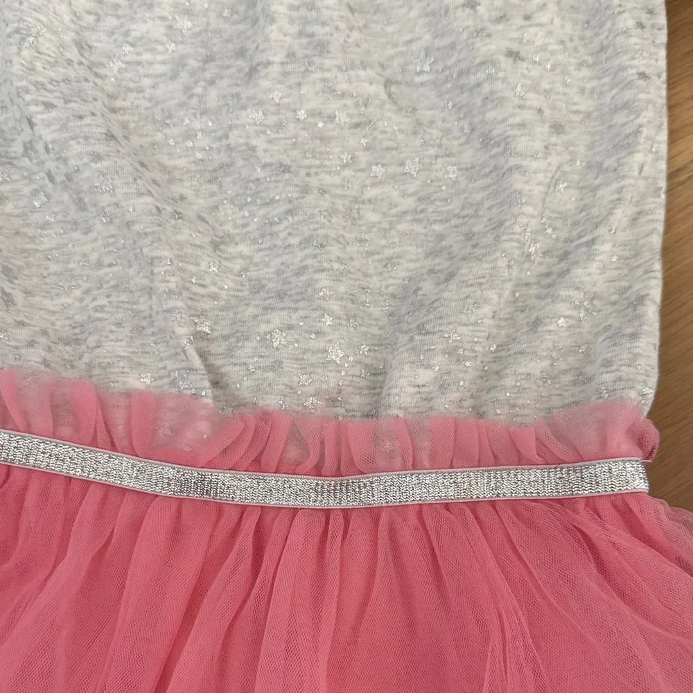 Gray and Pink Tulle Dress 12M
